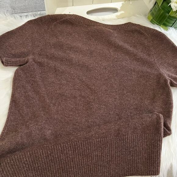 NEW Marina Luna Cashmere Argyle Classic Preppy Timeless Layering Sweater S NWOT - Picture 11 of 15